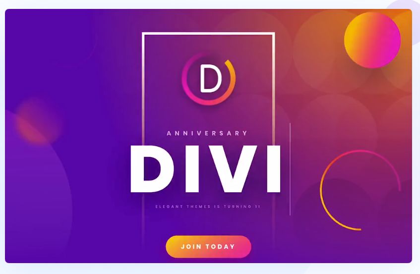 Divi el constructor visual por excelencia está de aniversaro