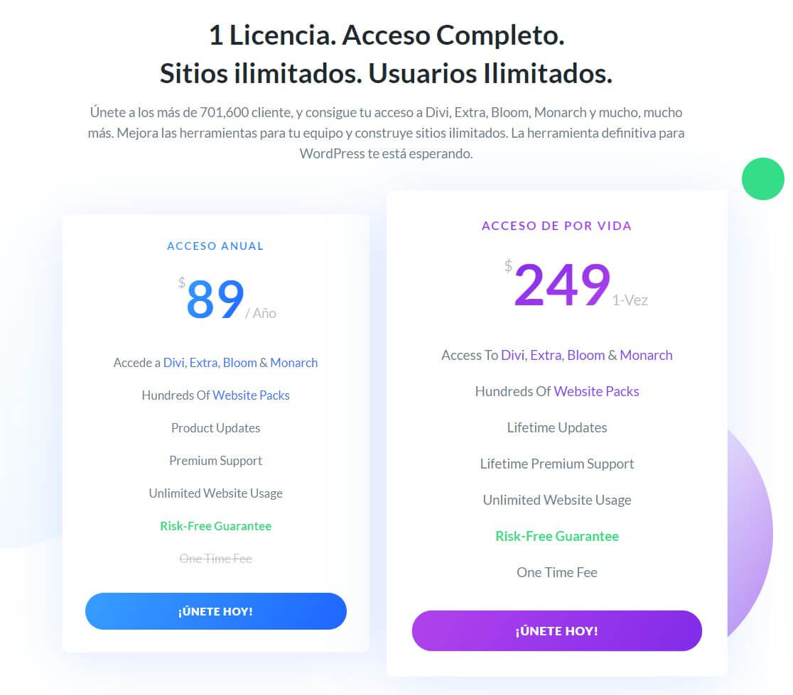 Cuanto cuesta divi